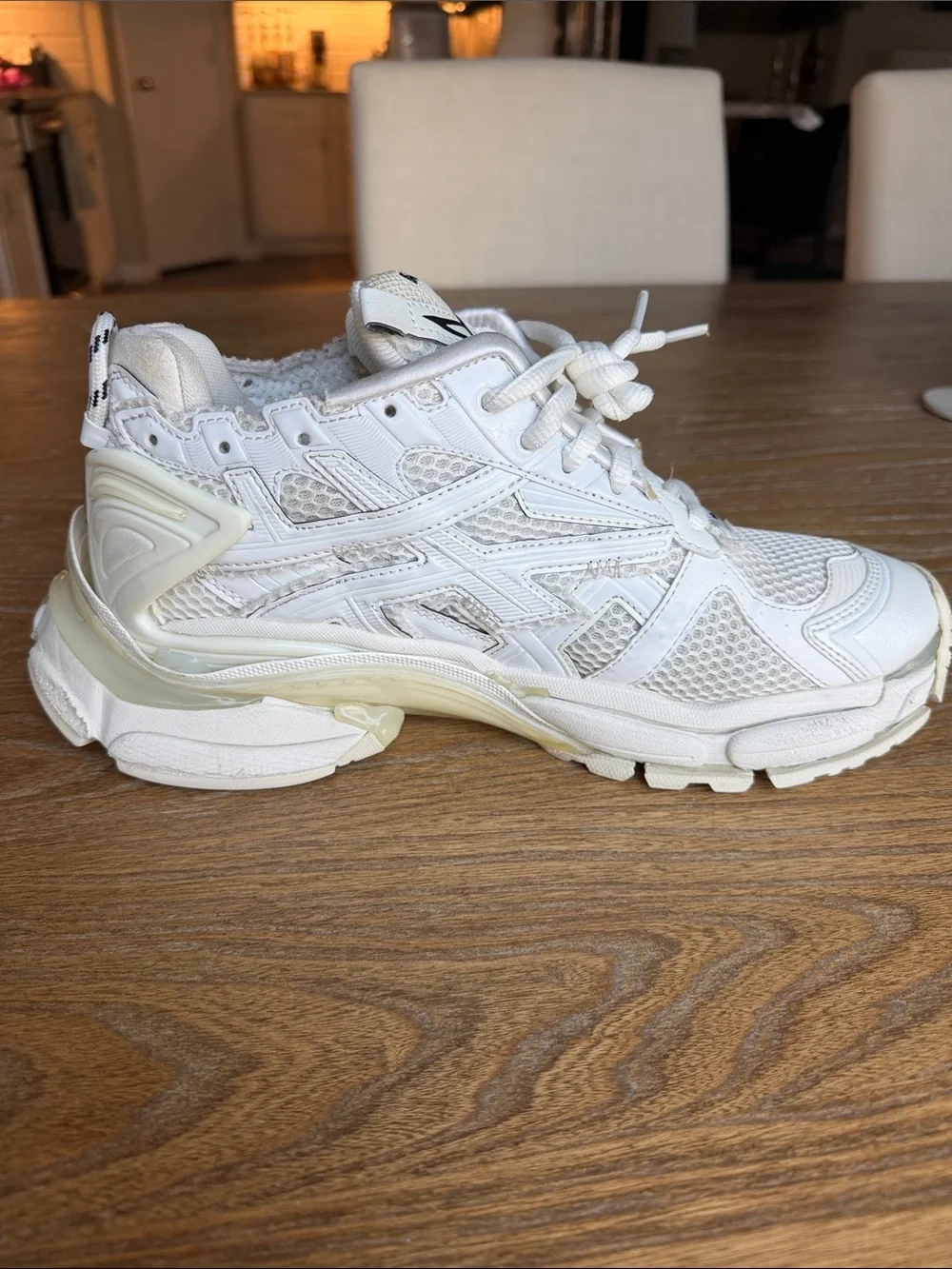 Balenciaga Men’s White Runner Sneakers